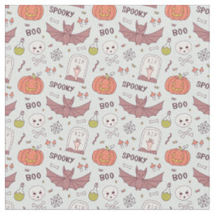 Spooky Halloween Fabric
