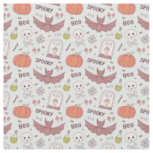 Spooky Halloween Fabric