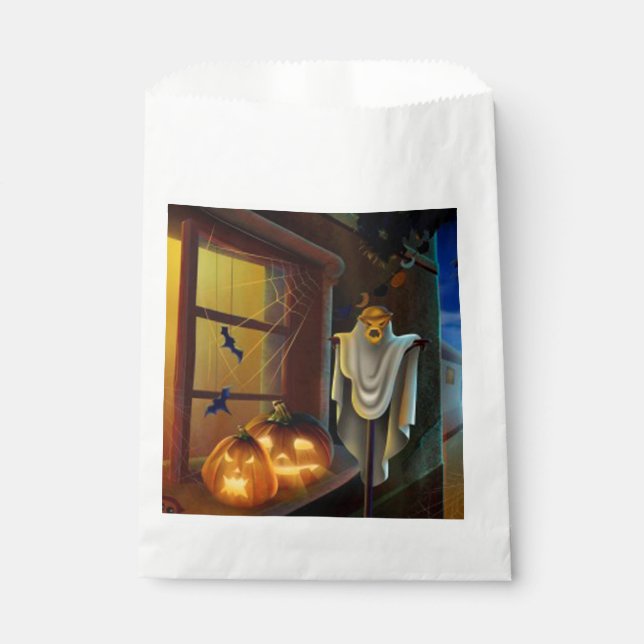 Spooky Halloween Favor Bag (Front)