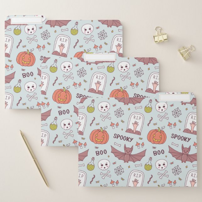 Spooky Halloween File Folder (Set)