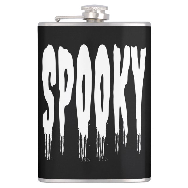 SPOOKY HALLOWEEN FLASK (Front)
