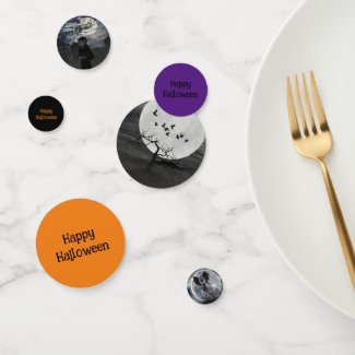 Spooky Halloween Full Moon Scenes