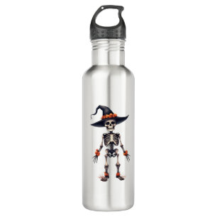 Spooky Halloween – Funny Skeleton Stainless Steel Water Bottle