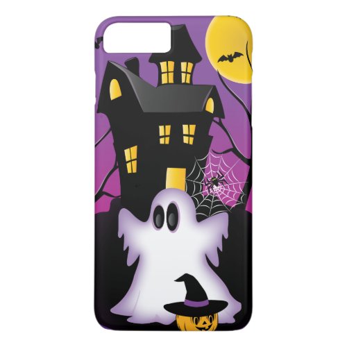 Spooky Halloween Ghost iPhone 8 Plus7 Plus Case