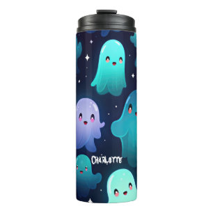 Spooky Halloween Ghost Cute Custom Tumbler