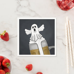 Spooky Halloween Ghost Napkins
