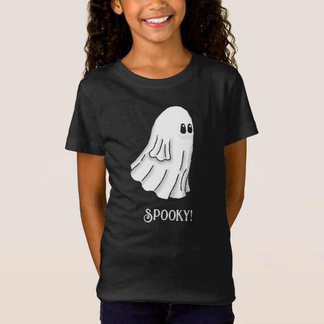 Spooky Halloween Ghost T-Shirt (Front)