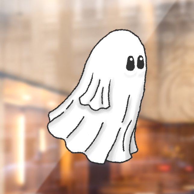 Spooky Halloween Ghost Window Cling (Sheet 2)
