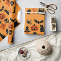 Spooky Halloween Gift Wrapping Paper – Classic