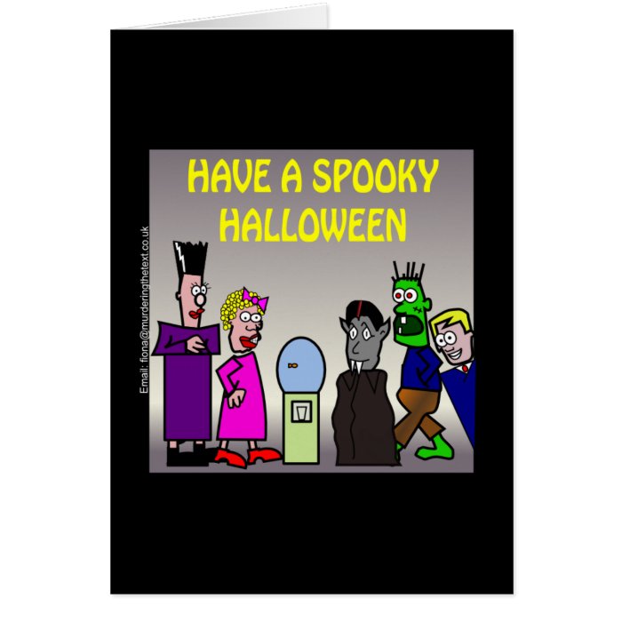 Spooky Halloween Greeting Card