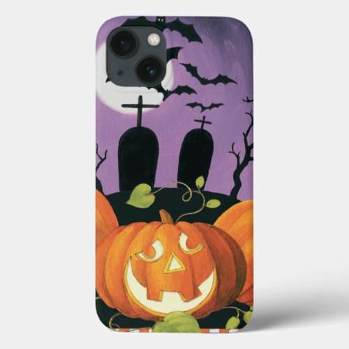 Spooky Halloween Haunted House iPhone 13 Case