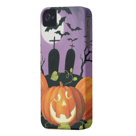 Spooky Halloween Haunted House Case-Mate iPhone Case (Back Left)