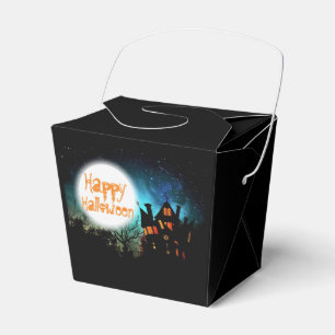 Spooky Halloween Haunted House Favor Boxes