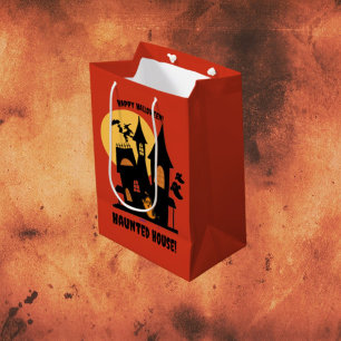 Spooky Halloween Haunted House Gift Bag