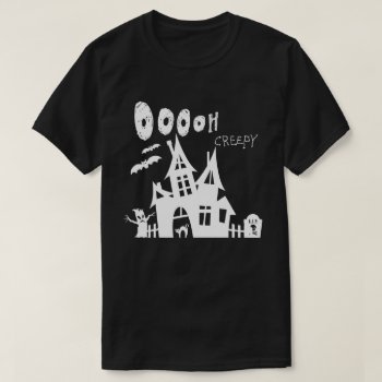 Spooky Halloween Haunted House T-shirt by Lovewhatwedo at Zazzle