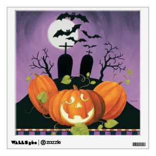 Spooky Halloween Haunted House Wall Decal