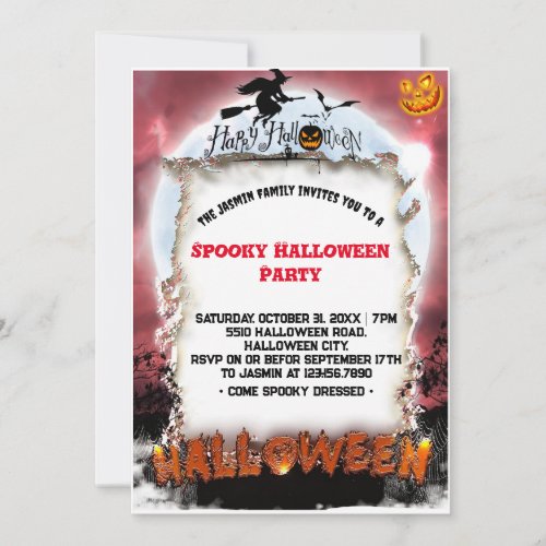 Spooky Halloween Invitation