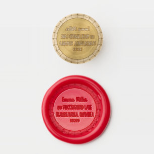 Spooky Halloween Invitations Custom Party  Wax Seal Stamp