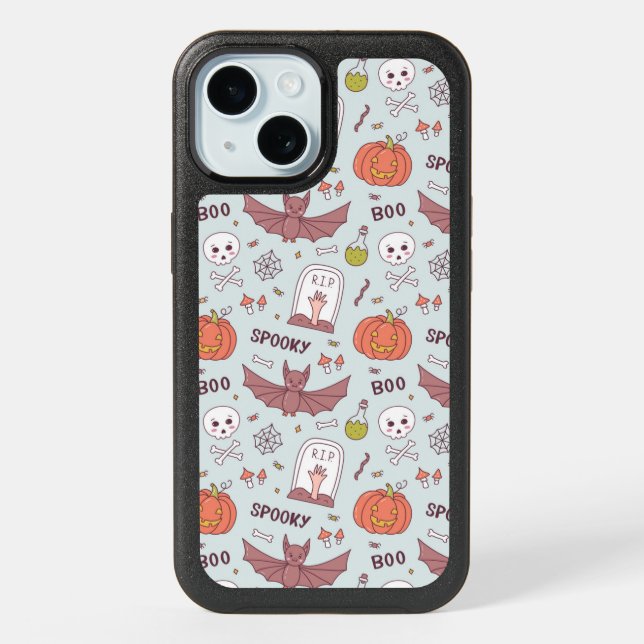 Spooky Halloween iPhone 15 Case (Back)