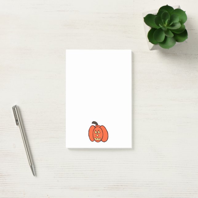 Spooky Halloween Jack o Lantern Post-it Notes (Office)