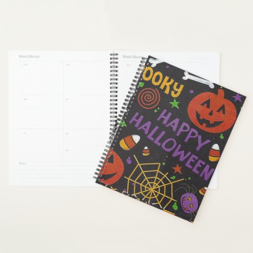 spooky Halloween jumble Planner