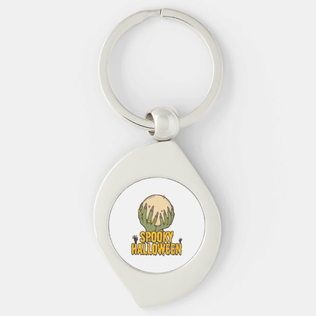 spooky halloween keychain (Front)
