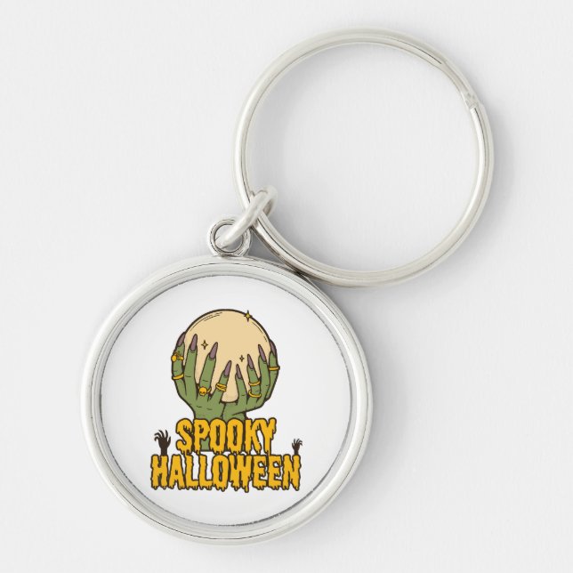 spooky halloween keychain (Front)