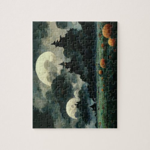 Spooky Halloween Landscapes Jigsaw Puzzle