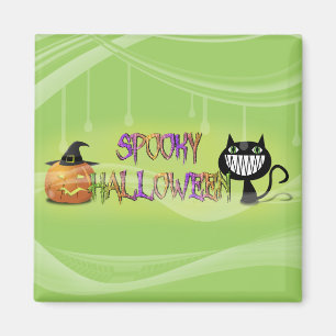 spooky Halloween Magnet