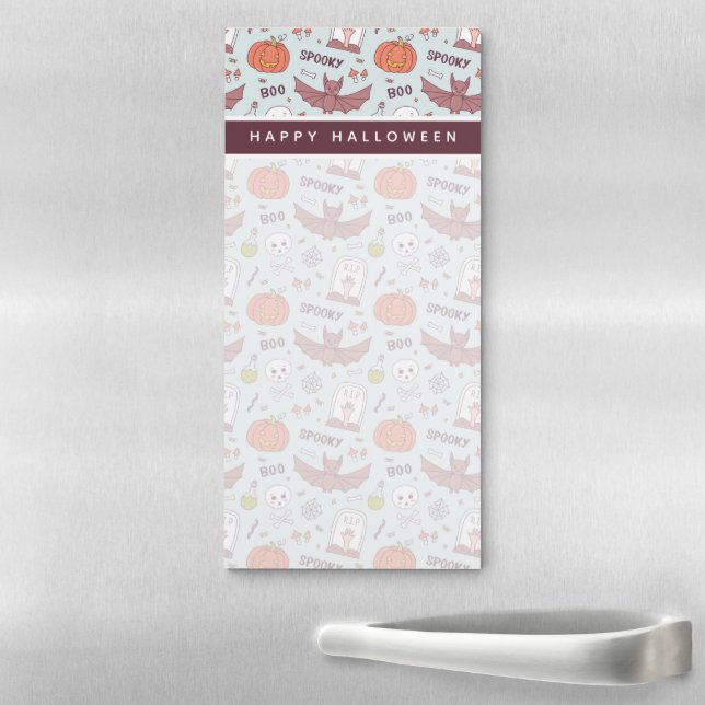 Spooky Halloween Magnetic Notepad (In Situ)