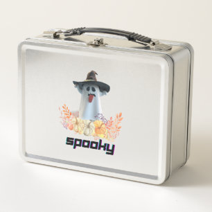 Spooky Halloween Metal Lunch Box