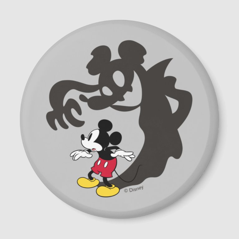 Spooky Halloween Mickey Mouse Magnet