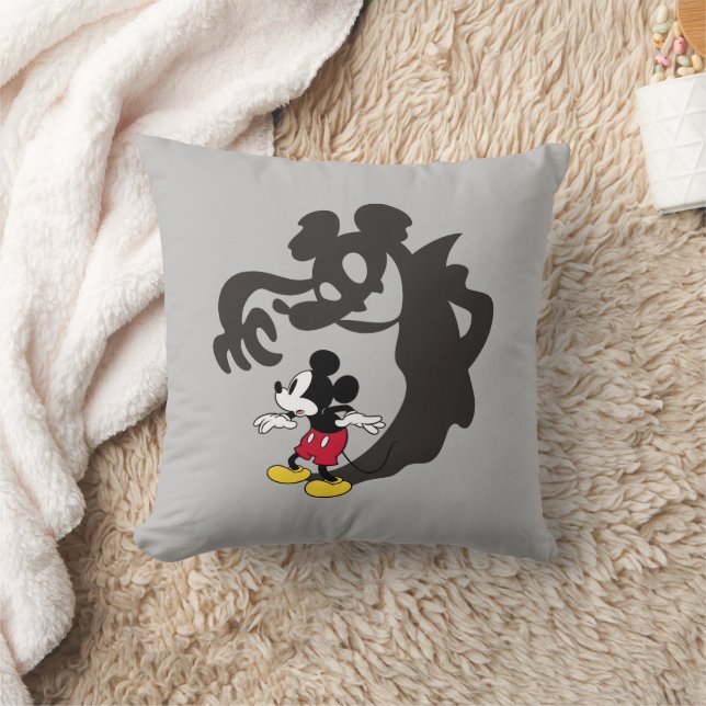 Spooky Halloween Mickey Mouse Throw Pillow (Blanket)