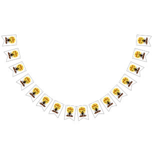 Spooky Halloween Moon Bunting Banner