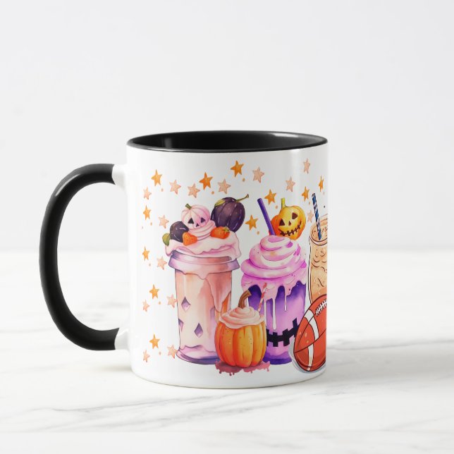 Spooky Halloween Mug for Sport Fan Family  (Left)