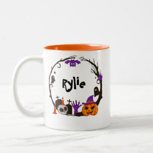 Spooky Halloween Mug – Ghosts, Pumpkins & Haunted