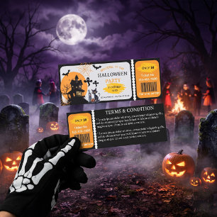 Spooky Halloween Night Raffle Tickets