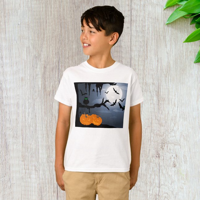 Spooky Halloween Night Scene  T-Shirt (Creator Uploaded)