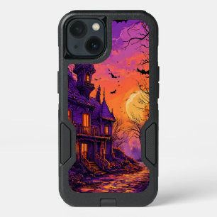 Spooky Halloween Night With Glowing Pumpkins iPhone 13 Case