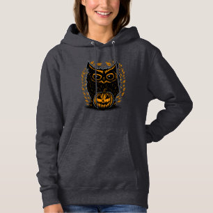 Spooky Halloween Owl Hoodie