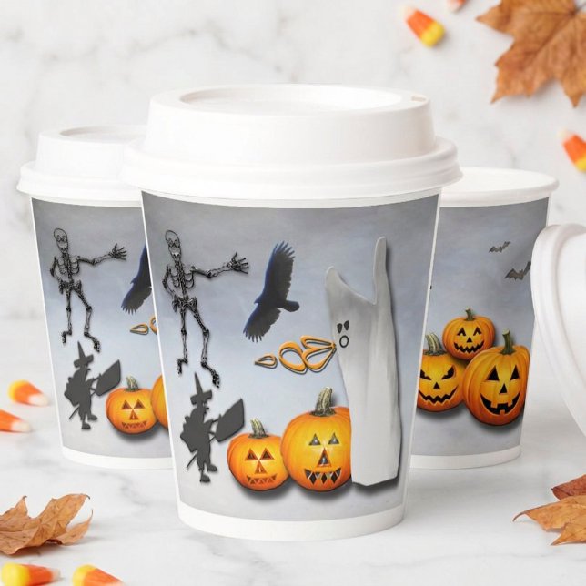 Spooky Halloween Paper Cups (Creator Uploaded)