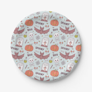 Spooky Halloween Paper Plates