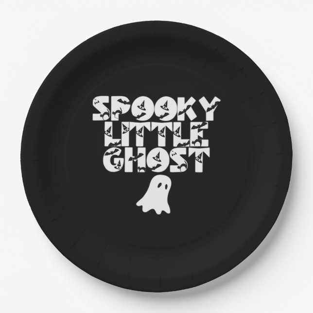 Spooky Halloween Paper Plates (Front)