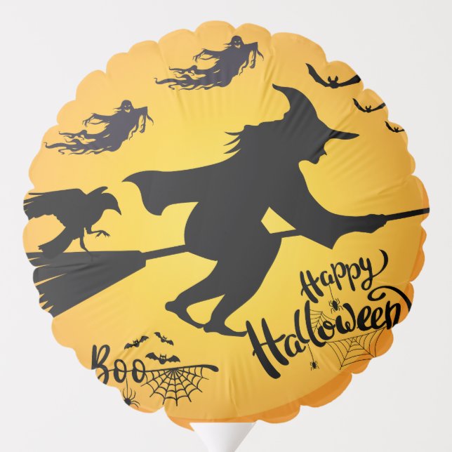 Spooky Halloween Party Balloon (Back)
