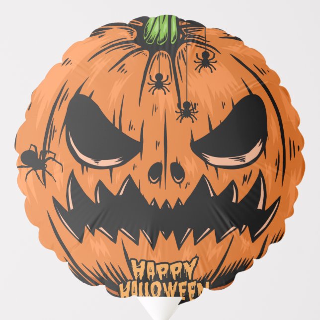 Spooky Halloween Party Balloon (Front)