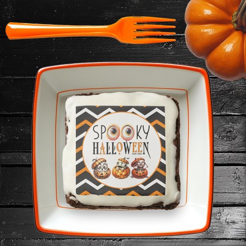 Spooky Halloween Party Brownie