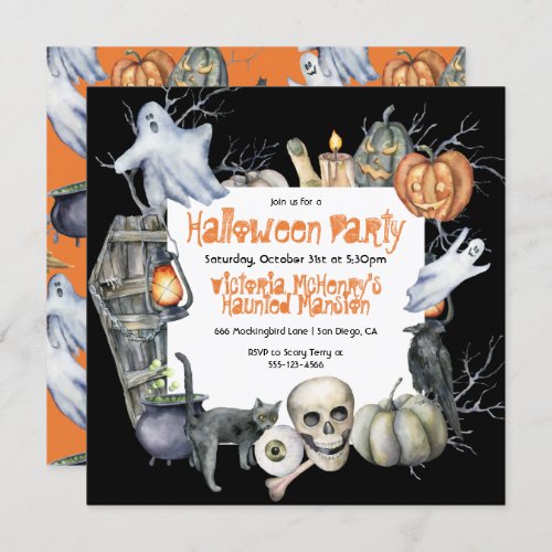 Spooky Halloween Party Invitation