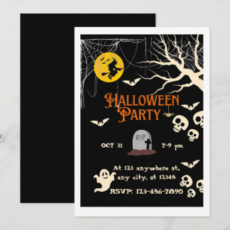 Spooky Halloween Party Invitation