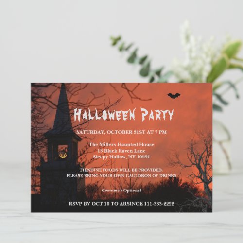 Spooky Halloween Party Invitation