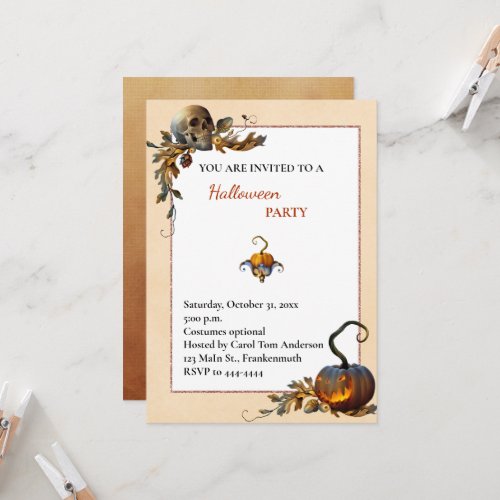 Spooky Halloween Party Invitation 